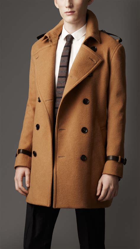 burberry wool cashmere trench jacket|burberry cashmere coat men's.